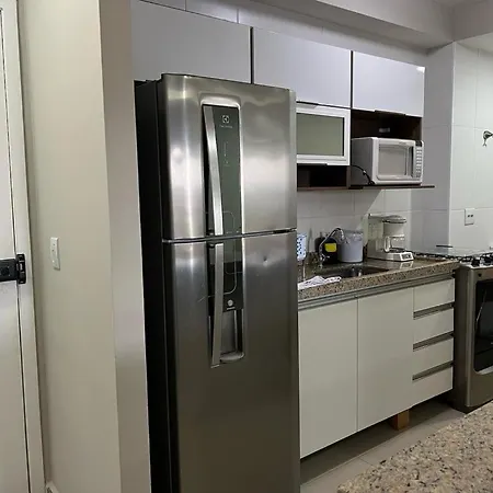 Apartamento Com Vista Para O Mar E Sacada Gourmet Bertioga Exterior foto