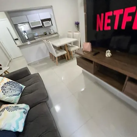 Apartamento Com Vista Para O Mar E Sacada Gourmet Bertioga Exterior foto