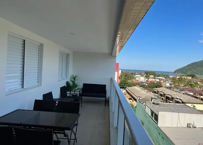 Apartamento Com Vista Para O Mar E Sacada Gourmet
