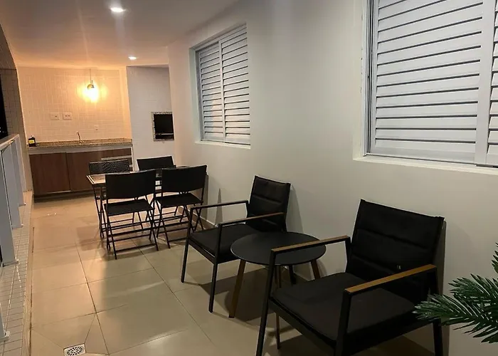 Apartamento Com Vista Para O Mar E Sacada Gourmet